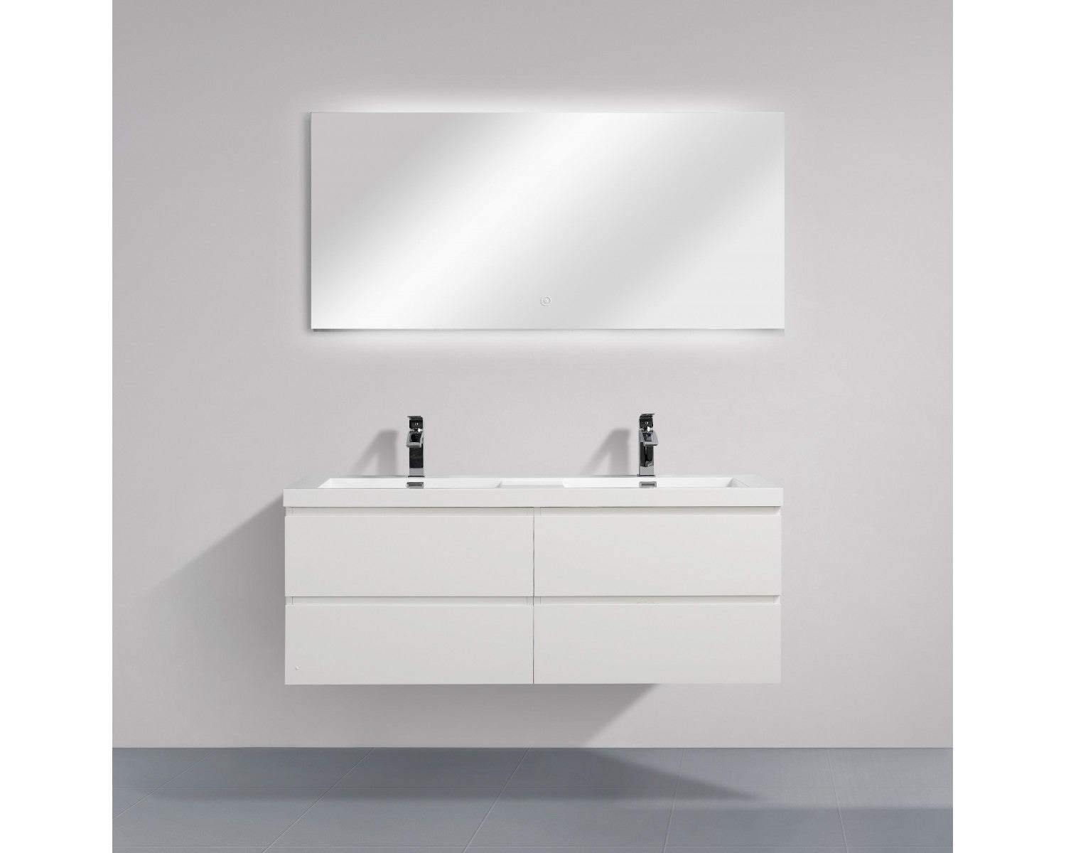 Badezimmer Unterschrank mit Doppelwaschtisch - Liverpool 2