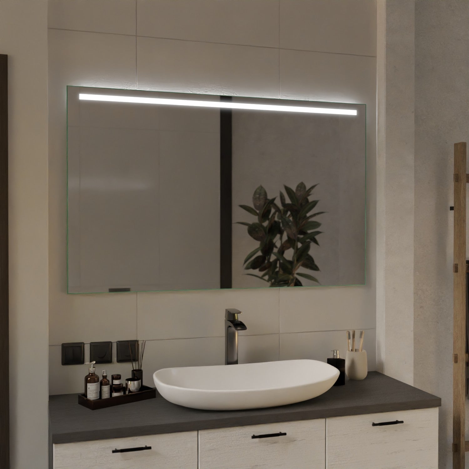 Badspiegel mit LED - Kiel
