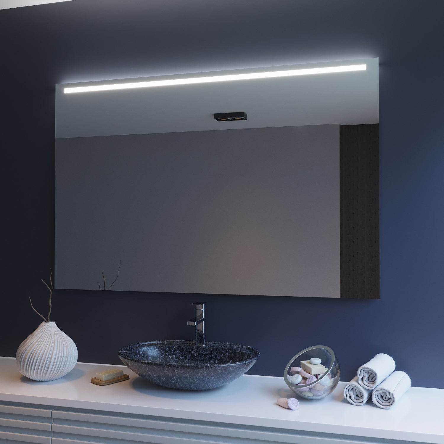 Badspiegel mit LED - Kiel