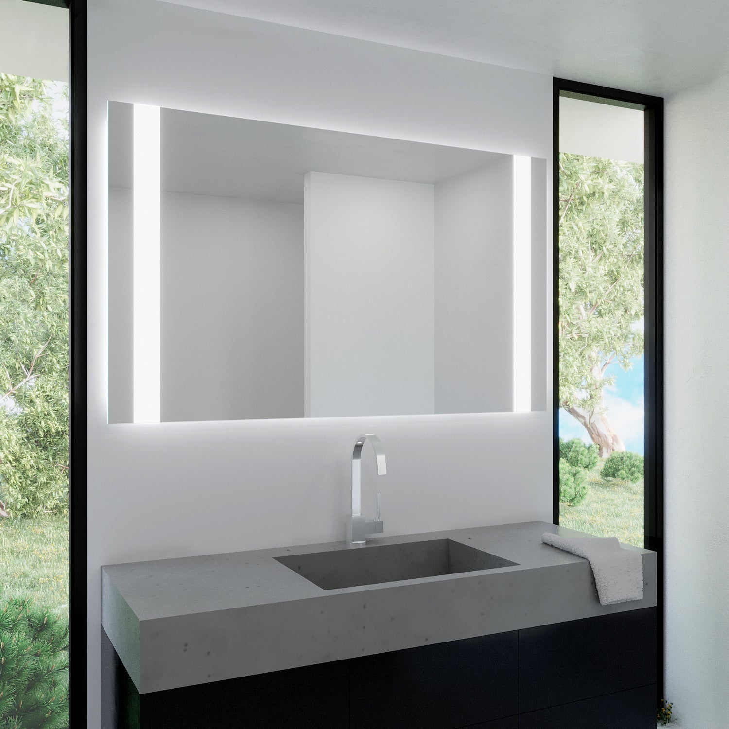 ⁣Badspiegel LED Witten