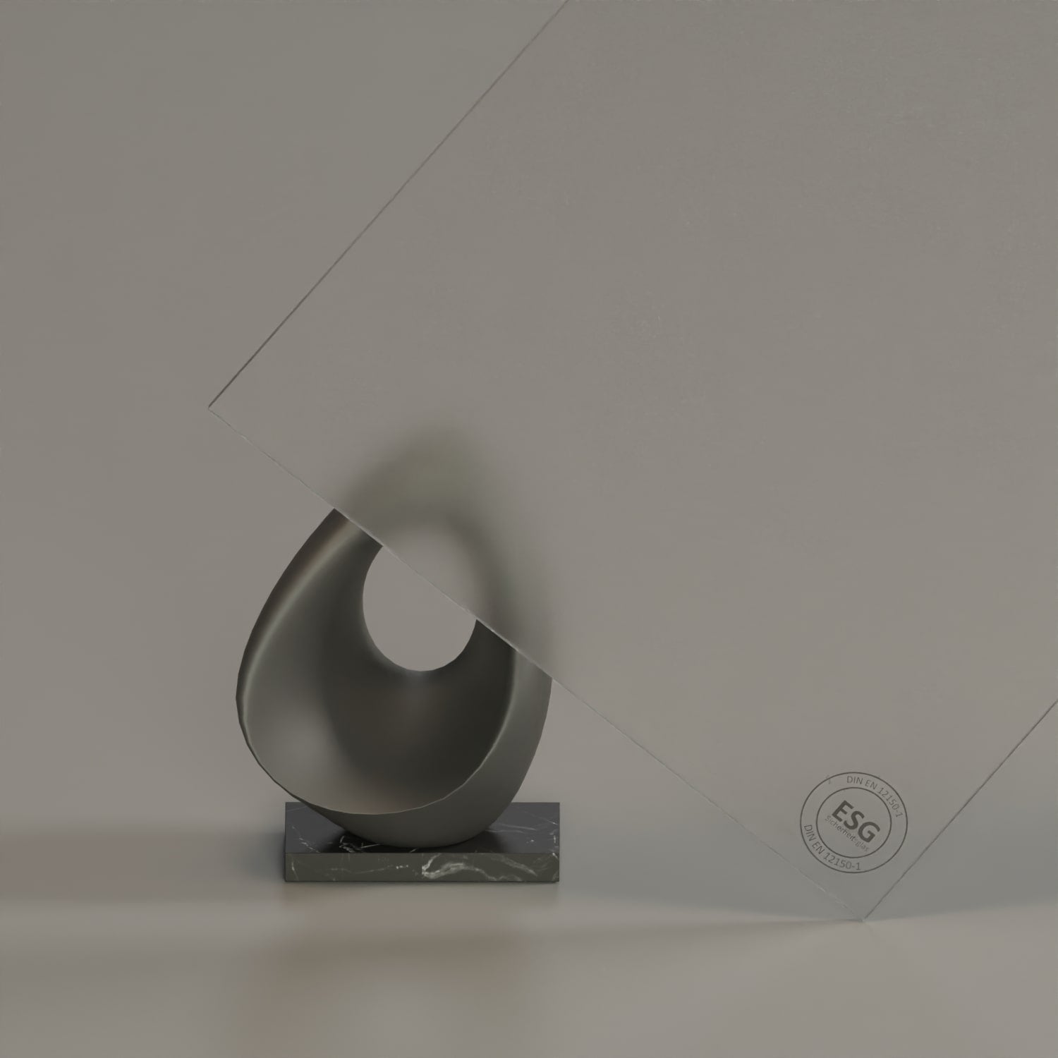 4 mm - Satinato ESG Glas