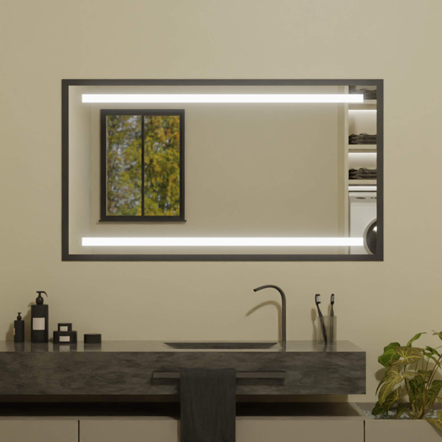 Rahmenspiegel mit LED - Bangladesch