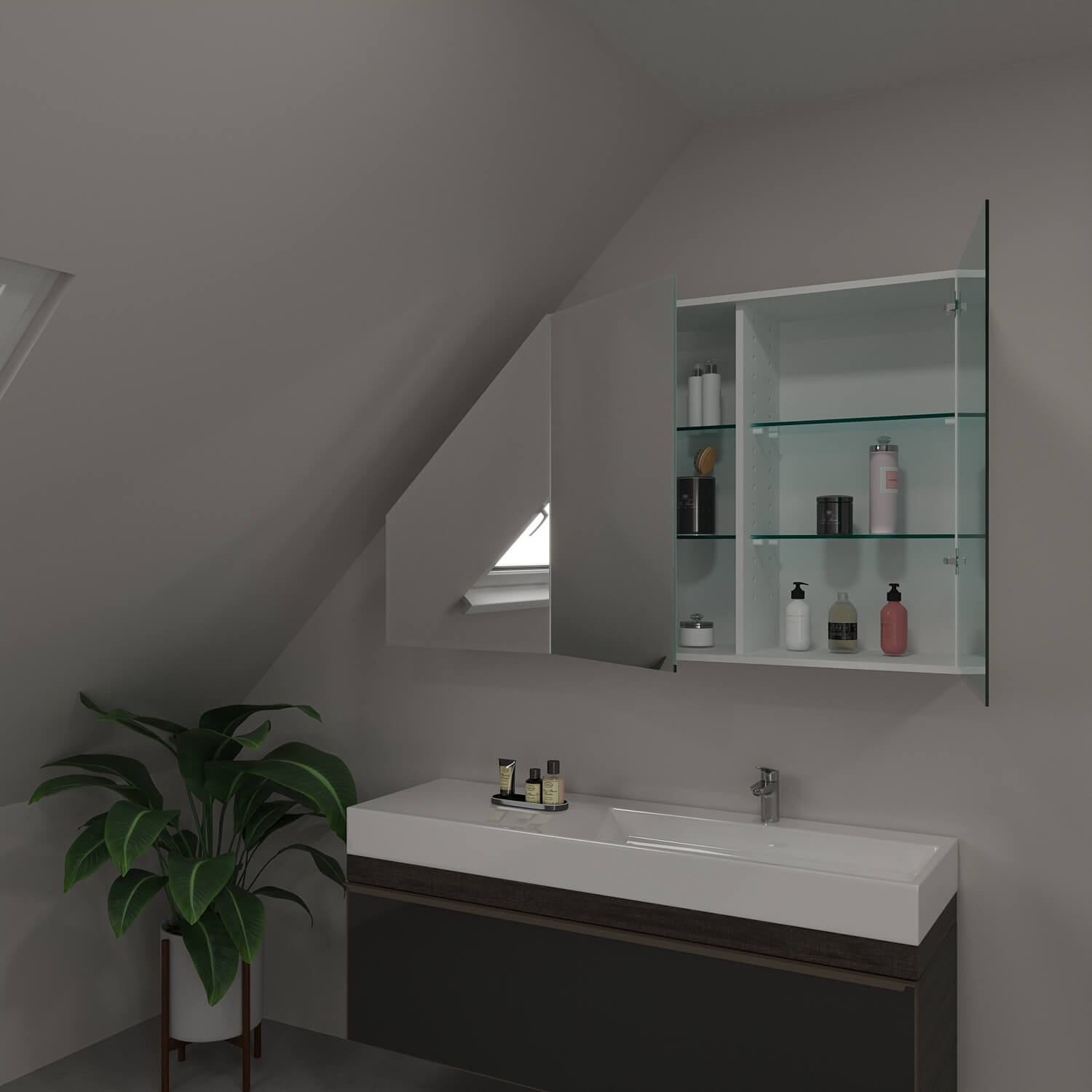Badezimmer Spiegelschrank - Henry