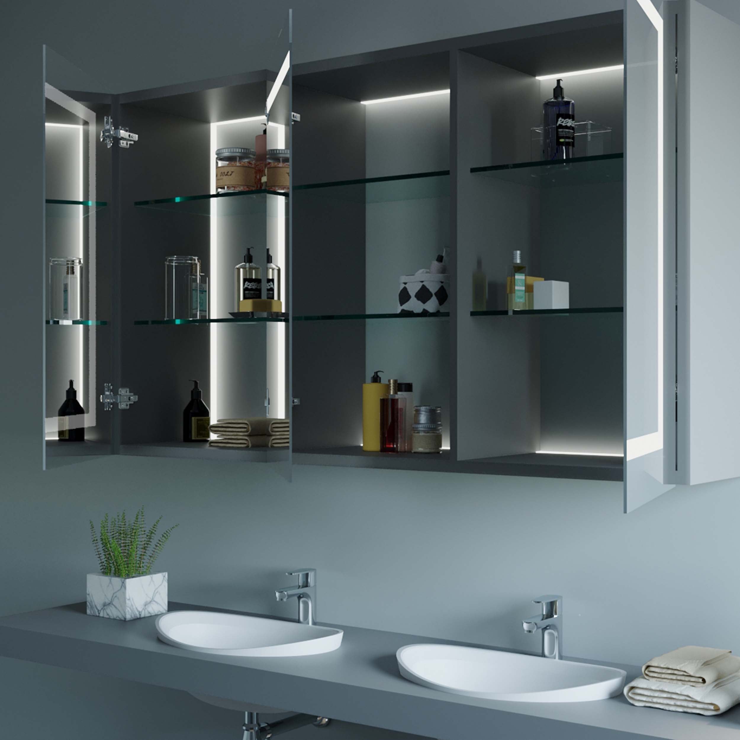 Spiegelschrank Bad - Emilia