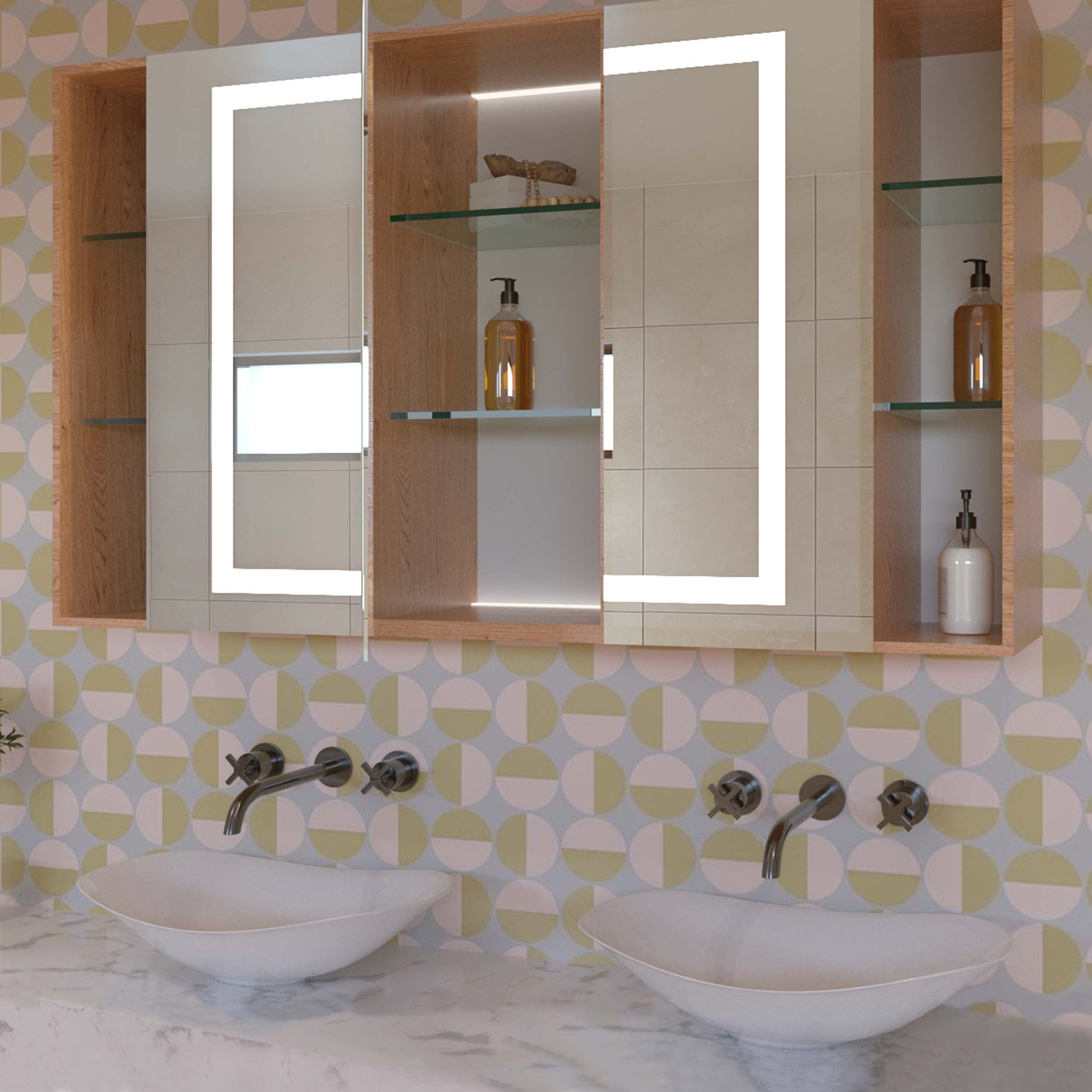 Badezimmer Spiegelschrank - Luca