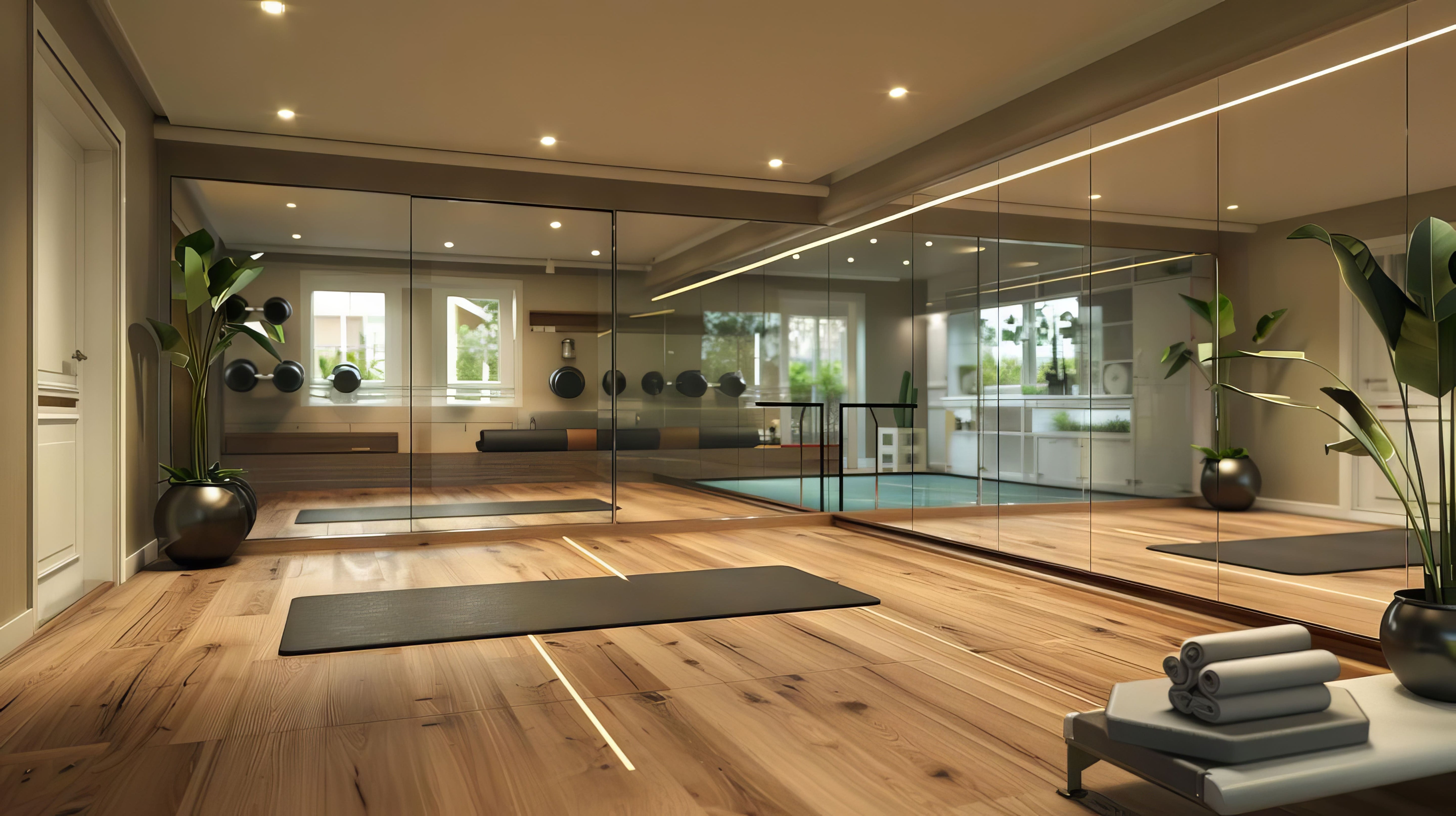Fitnessspiegel 6mm Amara Spiegelwand