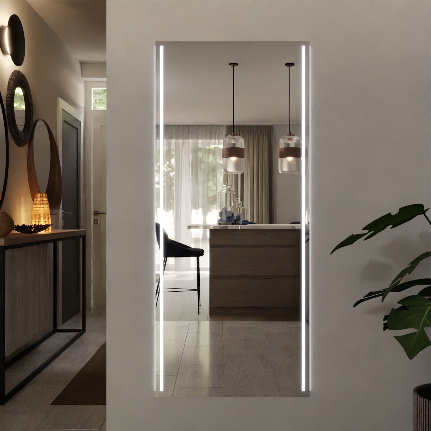 LED Wandspiegel - Maria