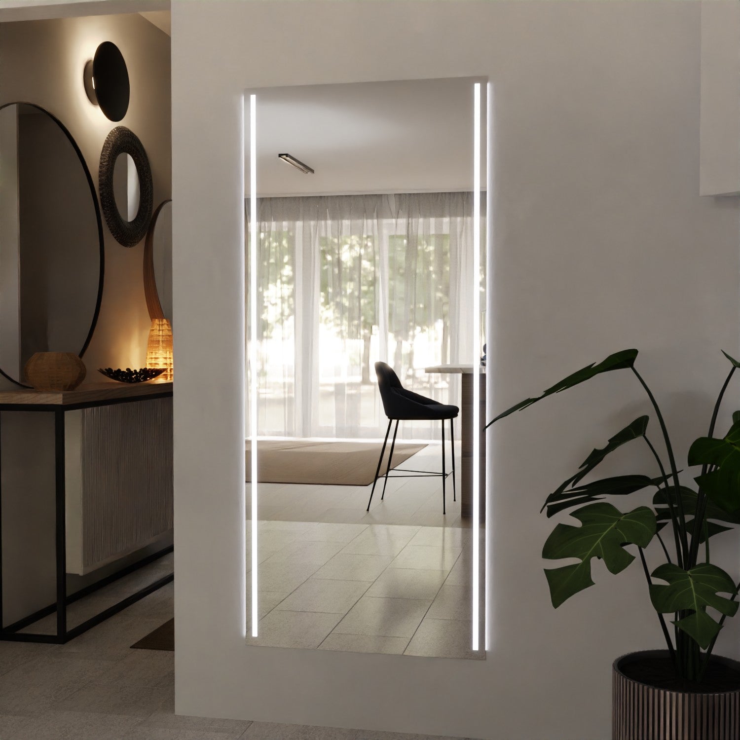 LED Wandspiegel - Maria